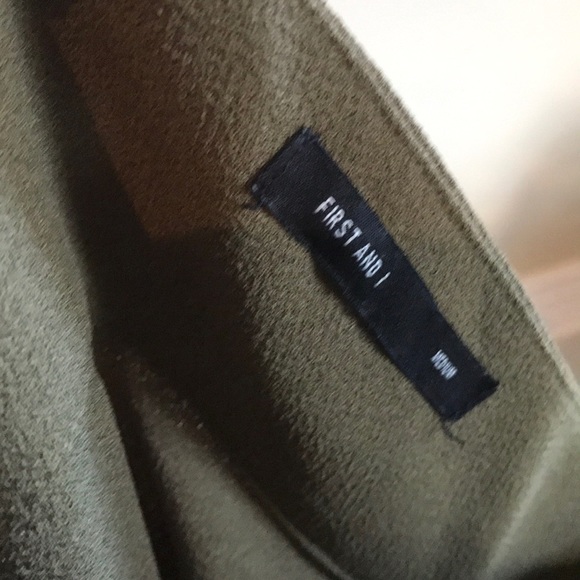 Olive green mini dress - Picture 6 of 6